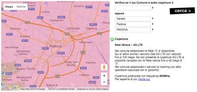 Tre disattiva il roaming TIM in alcune zone