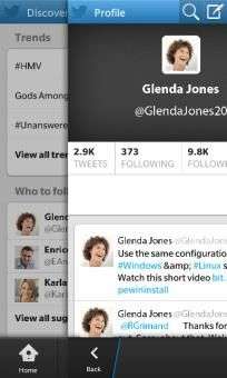 Twitter per BlackBerry 10.0.1 