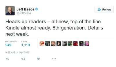 Il tweet di Bezos