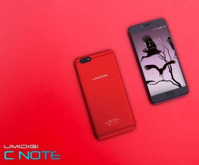 UMIDIGI C Note in red