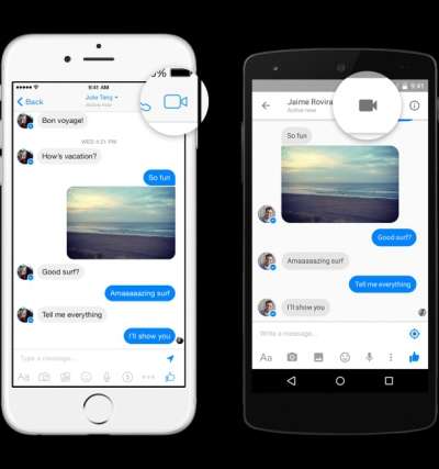 Videochiamate su Facebook Messenger