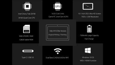 Vido W10 Elite (caratteristiche)