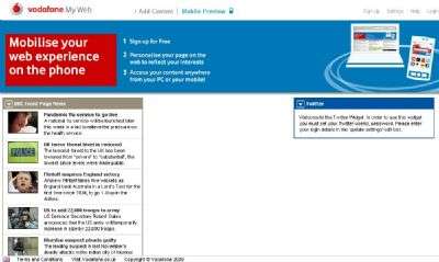 Vodafone My Web