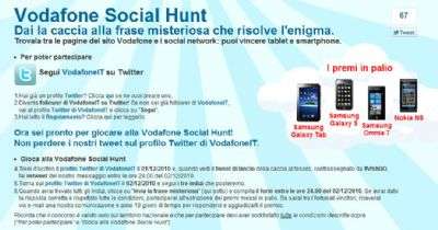 Vodafone Social Hunt