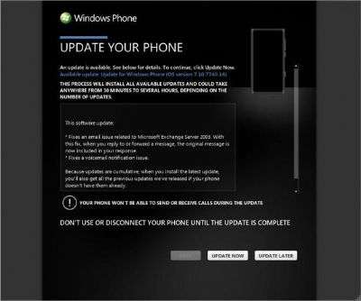 Windows Phone 7.5 Mango  7.10.7740