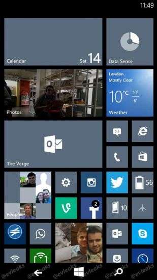 Windows Phone Blue