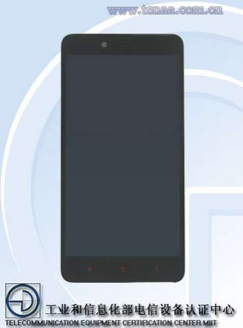 Xiaomi Redmi Note 2 (fonte TENAA)