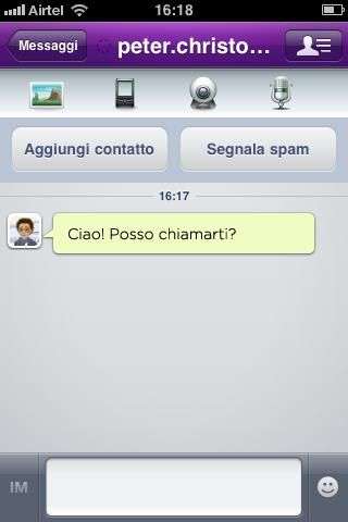 Yahoo! Messenger per iPhone