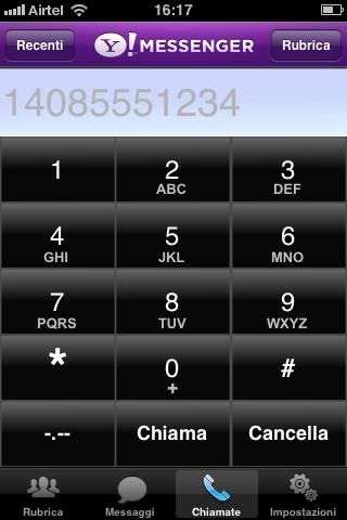 Yahoo! Messenger per iPhone