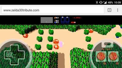 Legend of Zelda tramite Chrome sul cellulare