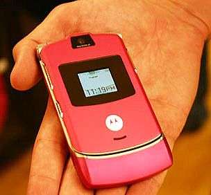 Motorola RAZR Pink