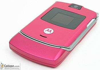 Motorola RAZR Pink