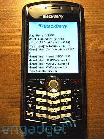 Blackberry 8100 (foto di Engadget)